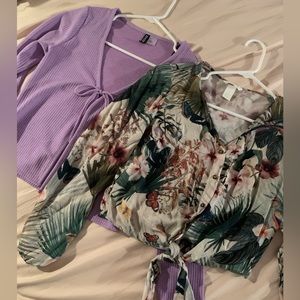 2 for $20 tops size S - can be worn casually or dressed up